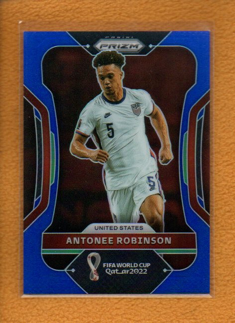 Antonee Robinson 2022 Prizm FIFA World Cup Prizms Blue #199 /299 United States