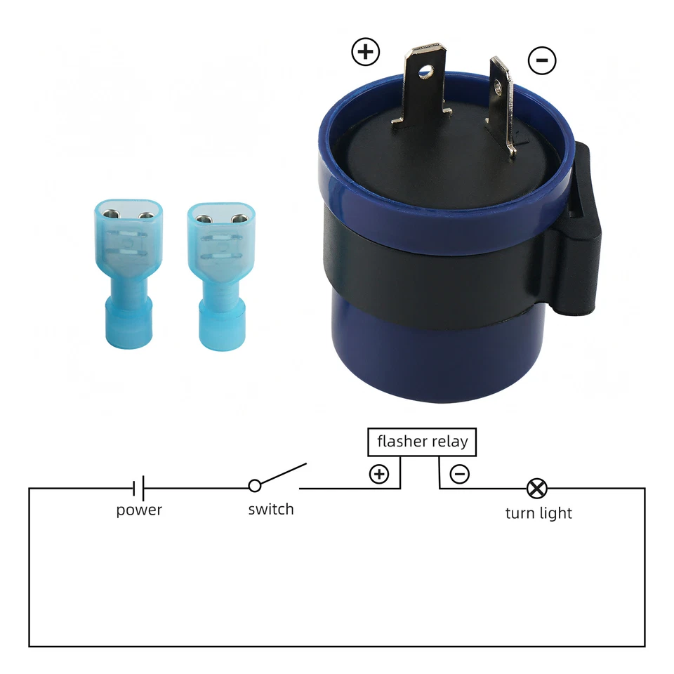 Relé intermitente intermitente de señal de giro 6V para Honda C70 CL70 ST90 CT110 CB125S XL125S MT125 Foto 2 de 4
