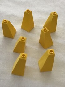 Lego Castle Yellow Slope Brick Ref 3685/ 375 599  6075 LLCA51