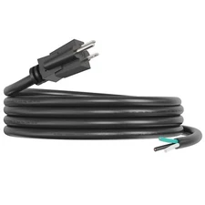 Replacement Power Cord 10 FT 12 Gauge 3 Prong Heavy Duty NEMA 5-15P 15A 125V ...