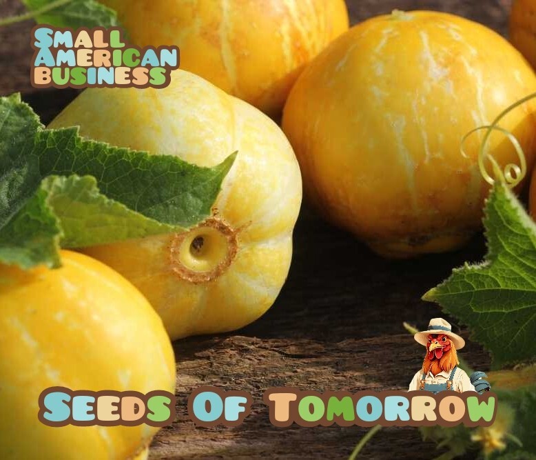 100 Organic Non-GMO Lemon Cucumber Seeds- With Bonus!