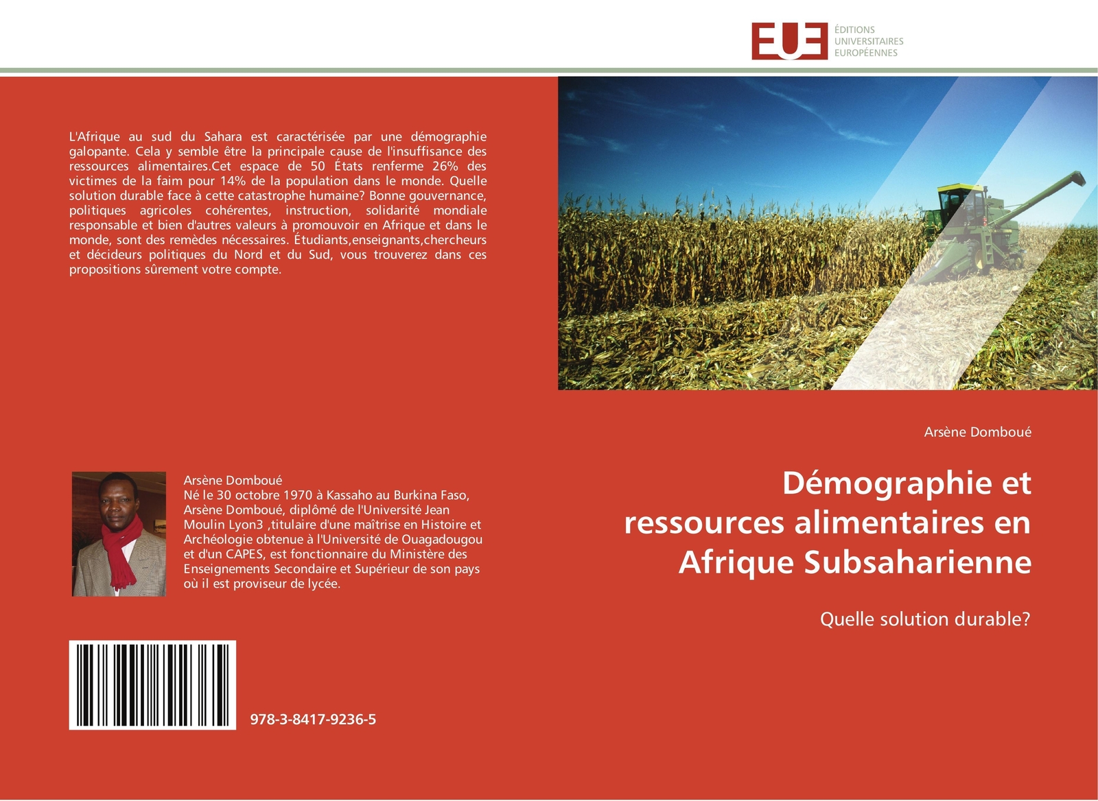 Thumbnail - Arsène Domboué | Démographie Et Ressources Alimentaires En Afrique