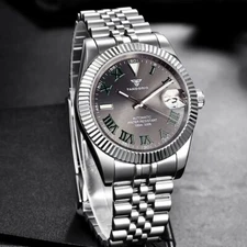 Tandorio New NH35 Roman Watch Dial Sapphire 39mm 200m Waterproof Watches for Men