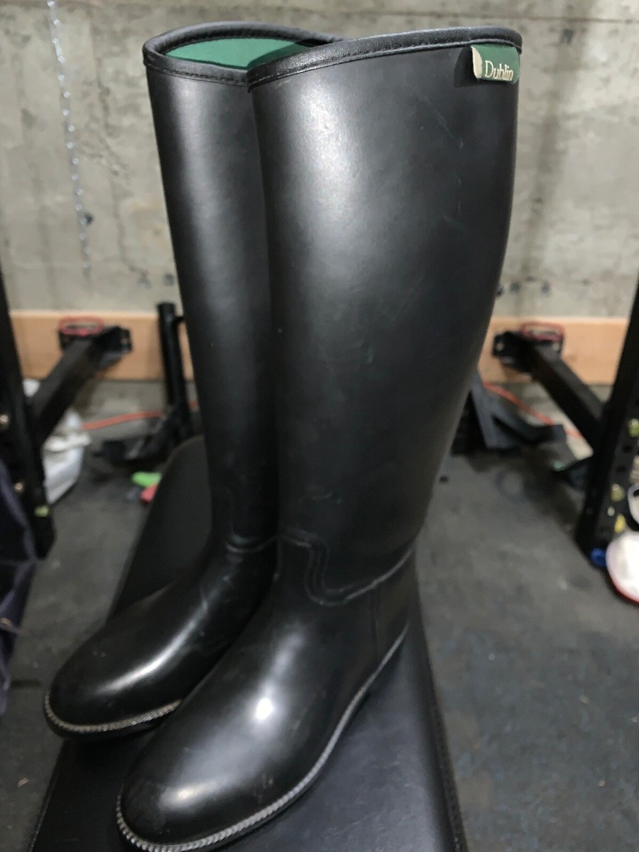 Dublin Women's Tall Riding Boots Waterproof PVC Polyester Lining
