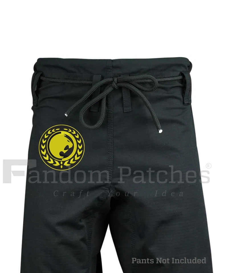 Gracie BJJ Gi Patches Renzo Gracie Embroidery Patches BJJ Martial Arts Patches - Image 3 of 4