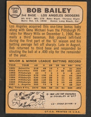 1968 Topps Baseball Cards Scegli una carta a scelta 295-660 EX X-MT 1/25 Set Break - Foto 464 di 490