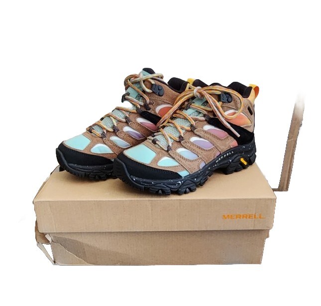 Merrell Women's Unlikely Hikers Boots Wide MOAB Waterproof Multicolor  NWT