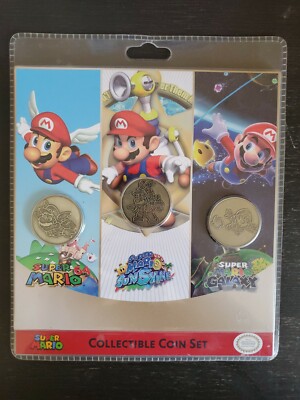 Nintendo Mario Sunrise All-Stars Collectible Coin Set - Pack of 3