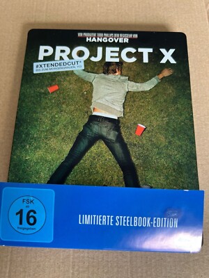 Project X Extended Cut | Limited Steelbook Blu-ray Rarität Sammler
