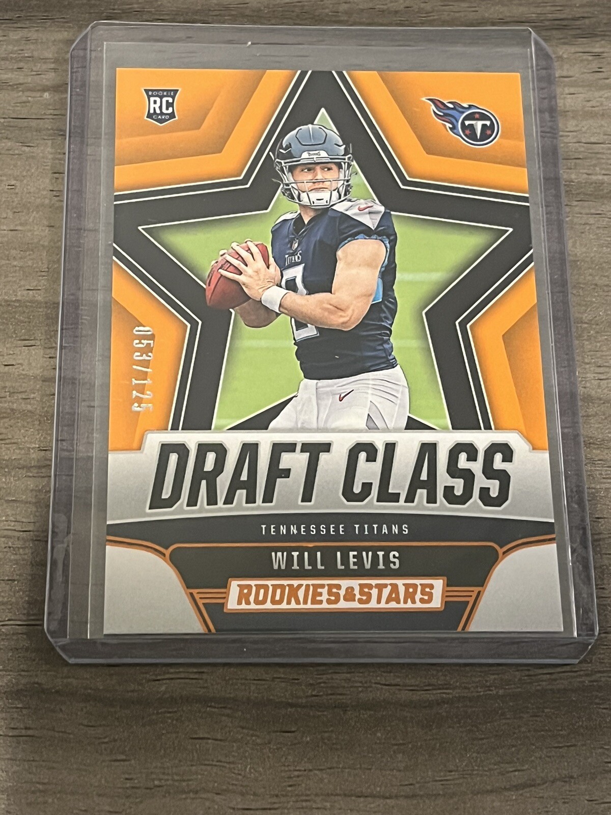 2023 Panini Rookies & Stars - Draft Class Orange #DC-19 Will Levis /125 (RC)