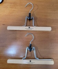 Vier Jahreszeiten Kempinski Hotel Munchen   2 wooden pants hangers