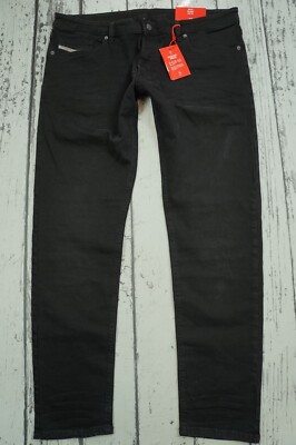 NEW DIESEL JEANS PANTS D-LUSTER 0IHAU BLACK W38 L32 38x32 38/32 | eBay