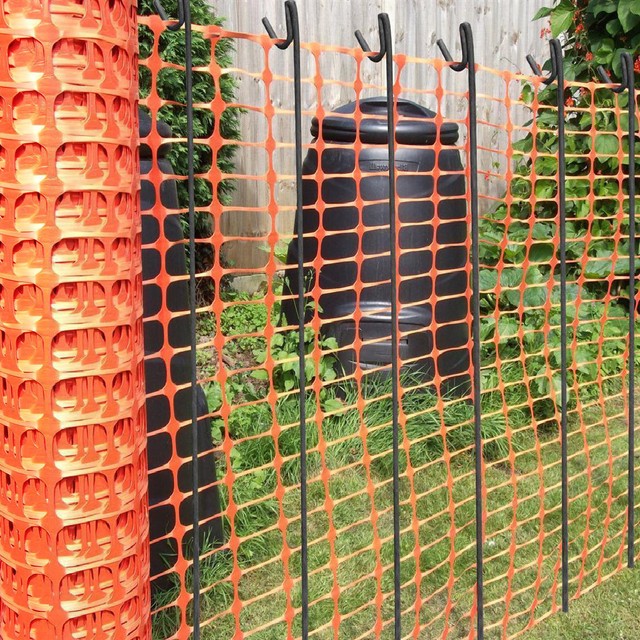 50m Orange Plastic Barrier Mesh Building Safety Fence 5.5kg 10 Fencing