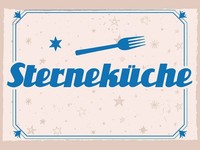 Holzschild 30X40 Cm SterneküChe KüChe Kochen Deko Geschenk Holz Schild