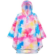 Lightweight Kids Rain Poncho Reusable Toddler Raincoat Waterproof Girls Rain ...
