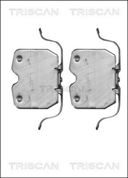 Triscan ZubehöRsatz Scheibenbremsbelag 8105 111621 FüR BMW X5 F15 F85 E70 X6 E71-image