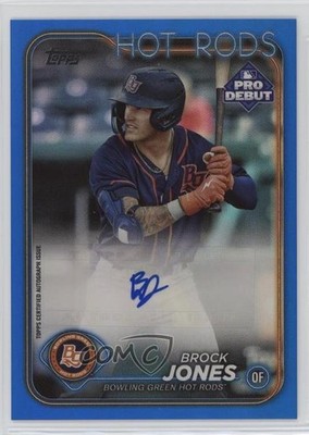 2024 Topps Pro Debut Blue Foil Auto /150 Brock Jones #PD-28 Auto 1f5h