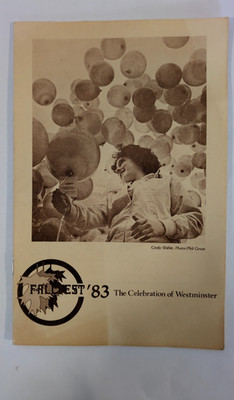 Fall Fest Program Guide 1983 Westminster MD Carroll County