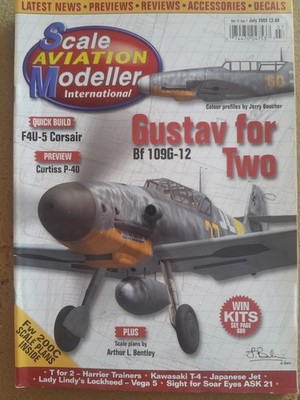 Scale Aviation Modeller International Magazine July 2005 mbox406 Gustav For Two