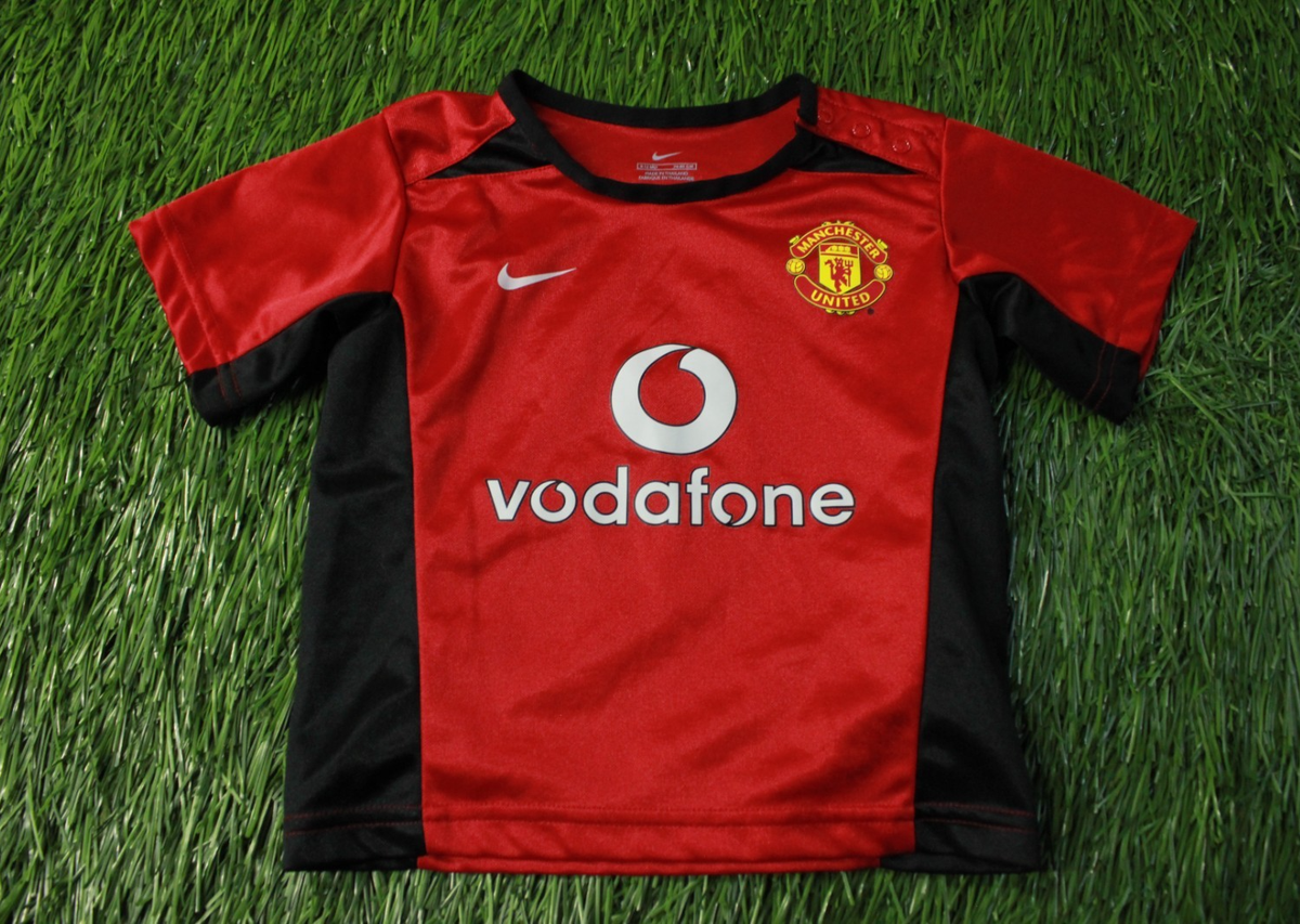 MANCHESTER UNITED 2002/2004 FOOTBALL SHIRT JERSEY HOME NIKE