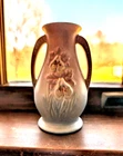 Vintage 1938 Miniature Hull Art Vase - Matte Orchid #302 - 4-3/4" Tall