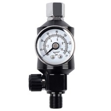 Inline-Druckregler mit Wasserablassventil zweiskalig f&uuml;r Druckluftleitung