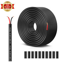 16 Gauge Wire 2 Conductor Electrical Wire, 16 AWG Wire Stranded PVC Cord, 12V Lo