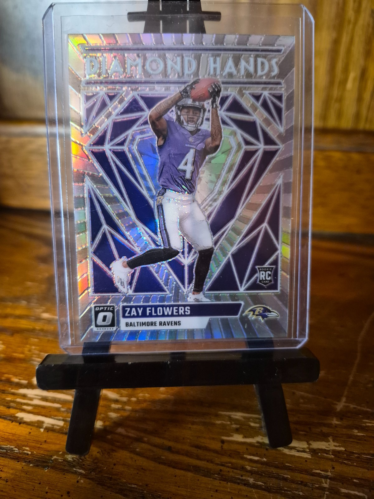 2023 Panini Donruss Optic - Diamond Hands Zay Flowers #DH-ZF (RC)