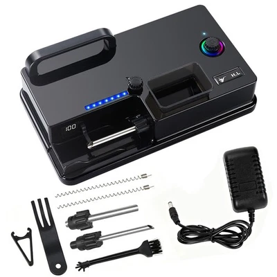 3 In 1 Automatic Cigarette Maker Electric Tobacco Roller Injector Tube Machine - image 1 of 4