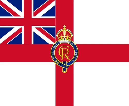King's Colour for the Royal Navy Flag Self Adhesive Vinyl Sticker