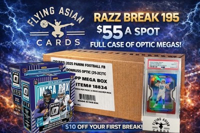 RAZZ   B R E A K 2024, 2025 NFL PRIZM BLASTER CASE. REPACK. CAM WARD ROOKIE   