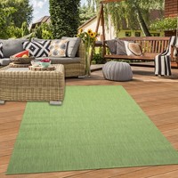 In- & Outdoor Teppich Sisal Optik Terrasse KüChe Wohnzimmer Balkon GrüN
