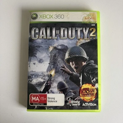 Call of Duty 2 - Xbox 360 Game [PAL] Complete with Manual - image 1 of 4