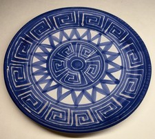 Rare Grande Assiette R.P. Robert Picault Vallauris Vintage D 24,5 Cm #522