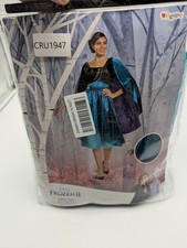 Disguise Womens Disney Frozen 2 Queen Anna Deluxe Halloween Costume Medium 8-10