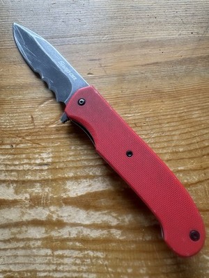 CRKT Ignitor Knife Red Handle - Snap On Rare