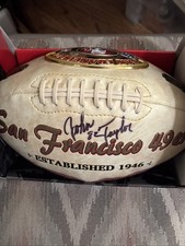 NFL Football signed John Taylor San Francisco 49ers