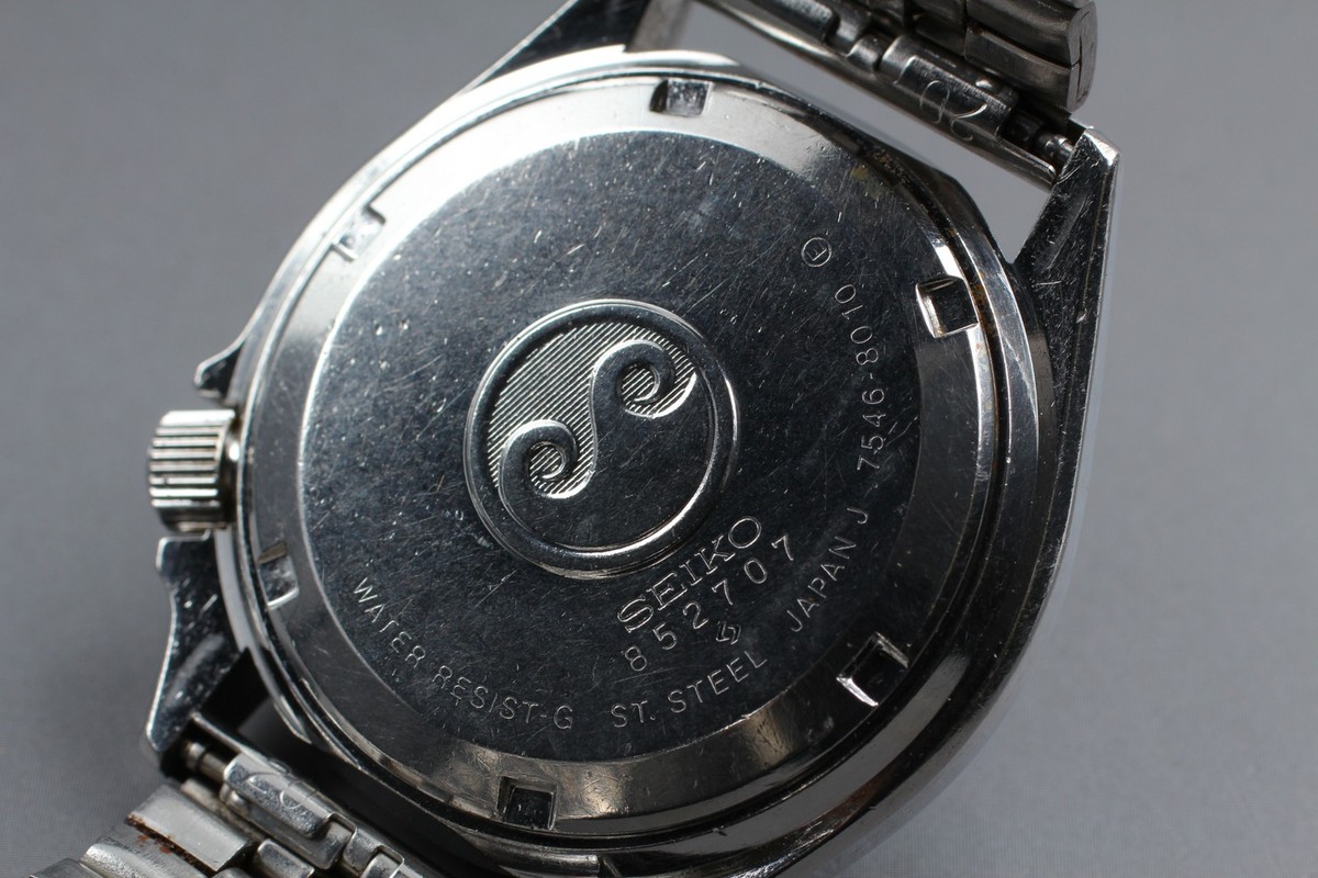 時計 SEIKO SilverWave Quartz (7546-8010) New Battery Seiko Silver Wave 7546-8010 Quartz White Dial