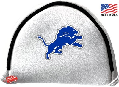 Team Golf NFL Mallet Putter Cover White Hook-and-Loop Fastener