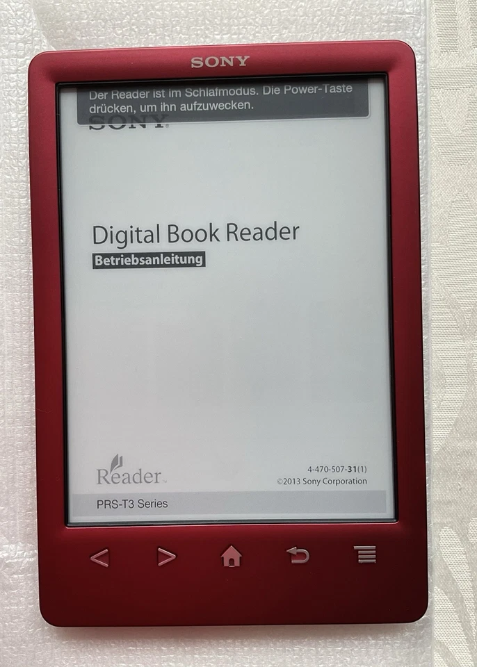 Sony PRS-T3 S 2GB, WLAN, 15,2 cm (6 Zoll) - Rot, Extras, Neuwertig! - Bild 3 von 4