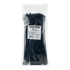 INSTALLBAY BCT11 Black Cable Tie - 11 Inch, Package of 100