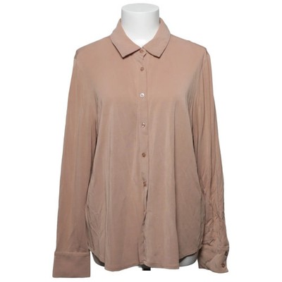 Visual Clothing Project, Hemd, Größe: L, Beige, Modal/Polyester, Einfarbig #t4i