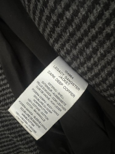 Belstaff Legacy Gangster Dark Deep Copper Leather Jacket Retail £1350 Uk 38 - Picture 6 of 7