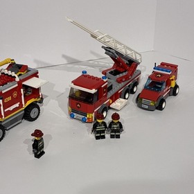 LEGO City:  Fire Trucks 60004, 4208, Plus Misc