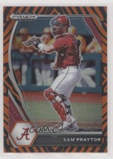 2021 Panini Prizm Draft Picks Tiger Stripes Prizm 49/99 Sam Praytor #PDP179 he4
