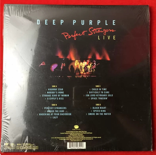 Deep Purple – Perfect Strangers - Live US 2LP+2CD+DVD SEALED