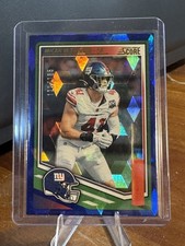 2025 Panini Score Micah McFadden New York Giants #216 Blue Crystals 129/185