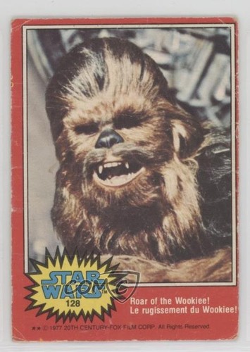 1977 OPC Star Wars #128 Roar of the Wookiee!