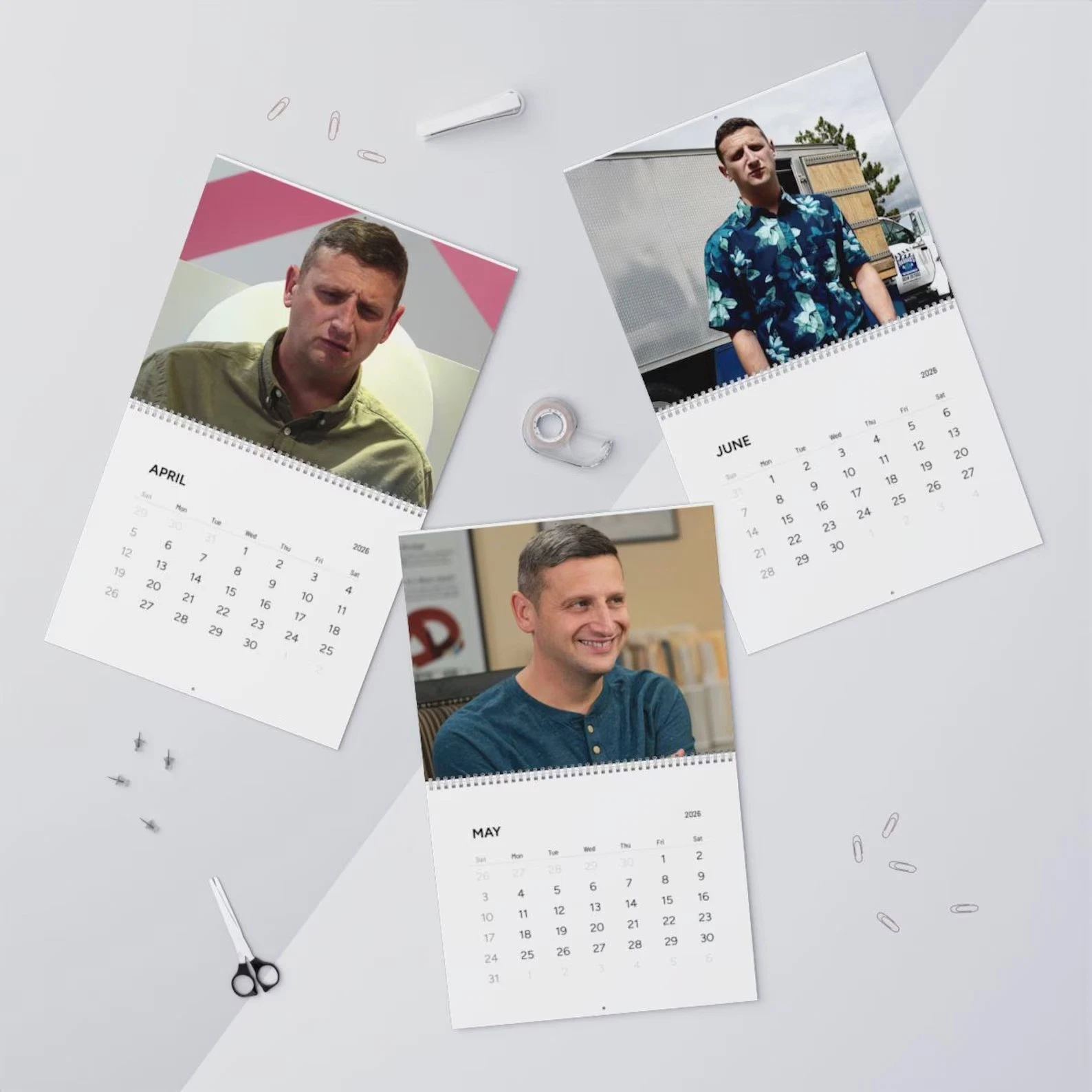 Tim Robinson Wall Calendar 2026, Robinson Calendar, New Year Planner