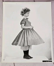 Shirley Temple 1930s Promo 8x10 Photo THE LITTLEST REBEL Side View Finger Curls